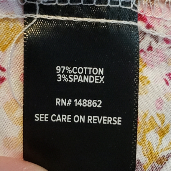 Torrid poplin collared shirt dress button up sleeveless mini floral pink 4 - Picture 3 of 7